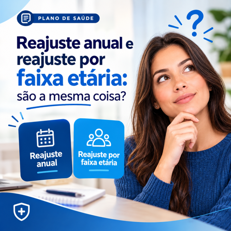 Reajuste anual e reajuste por faixa etária no plano de saúde: são a mesma coisa?