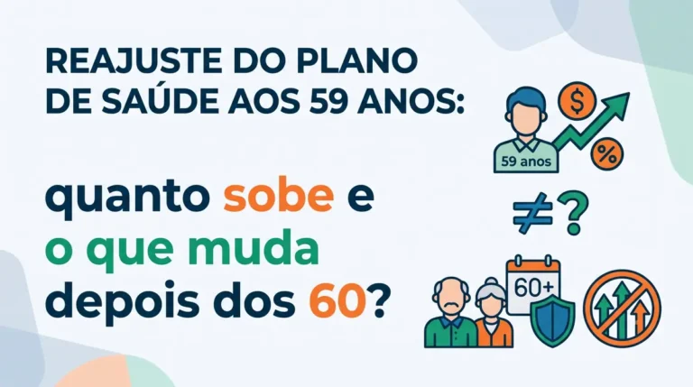 Reajuste do plano de saúde aos 59 anos: quanto sobe e o que muda depois dos 60